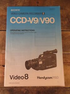 Sony video 8 handycam manual